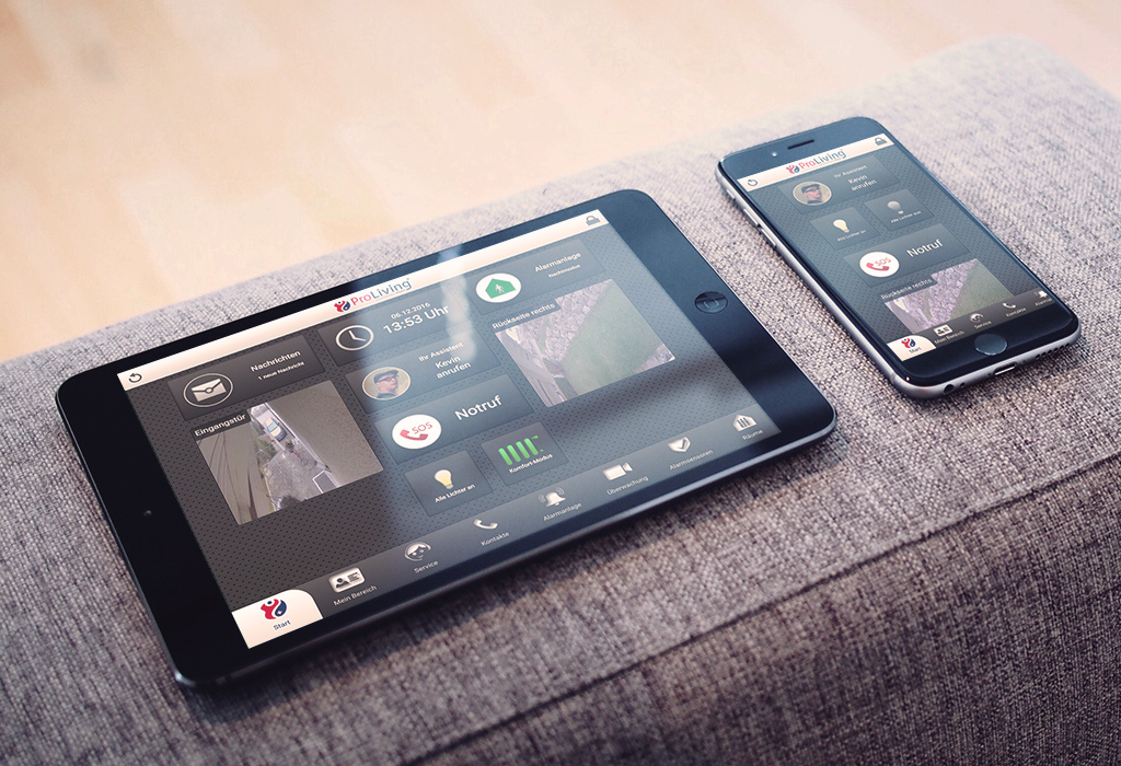 Design und Entwicklung der Smarthome App für Tablets und Smartphones